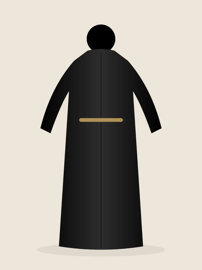 Wide Butterfly Abaya